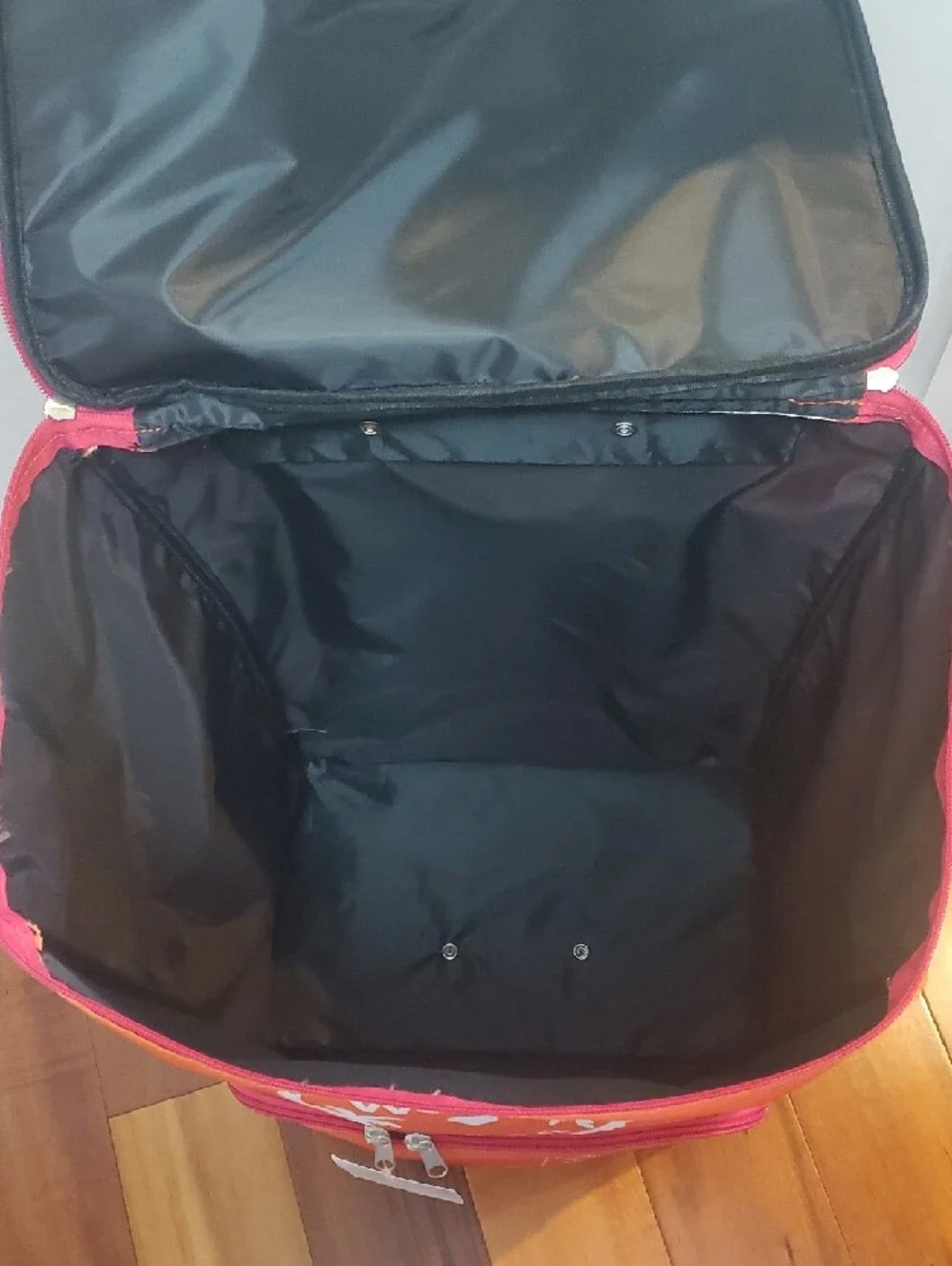 Ulta Beauty Orange Branded Rolling Makeup Case